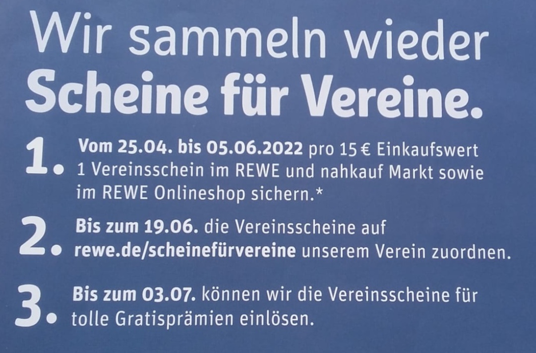 SCHEINE FÜR VEREINE