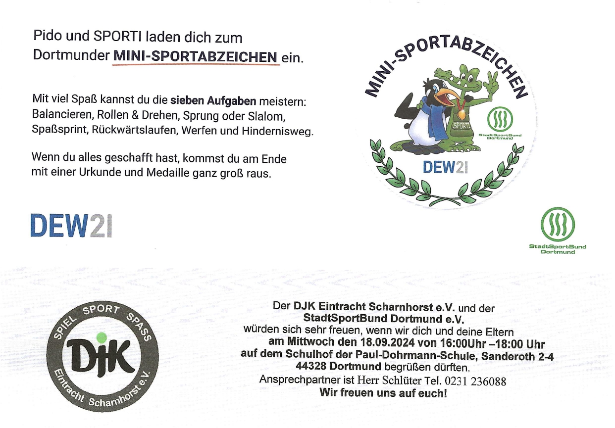 Minisportabzeichen 2024