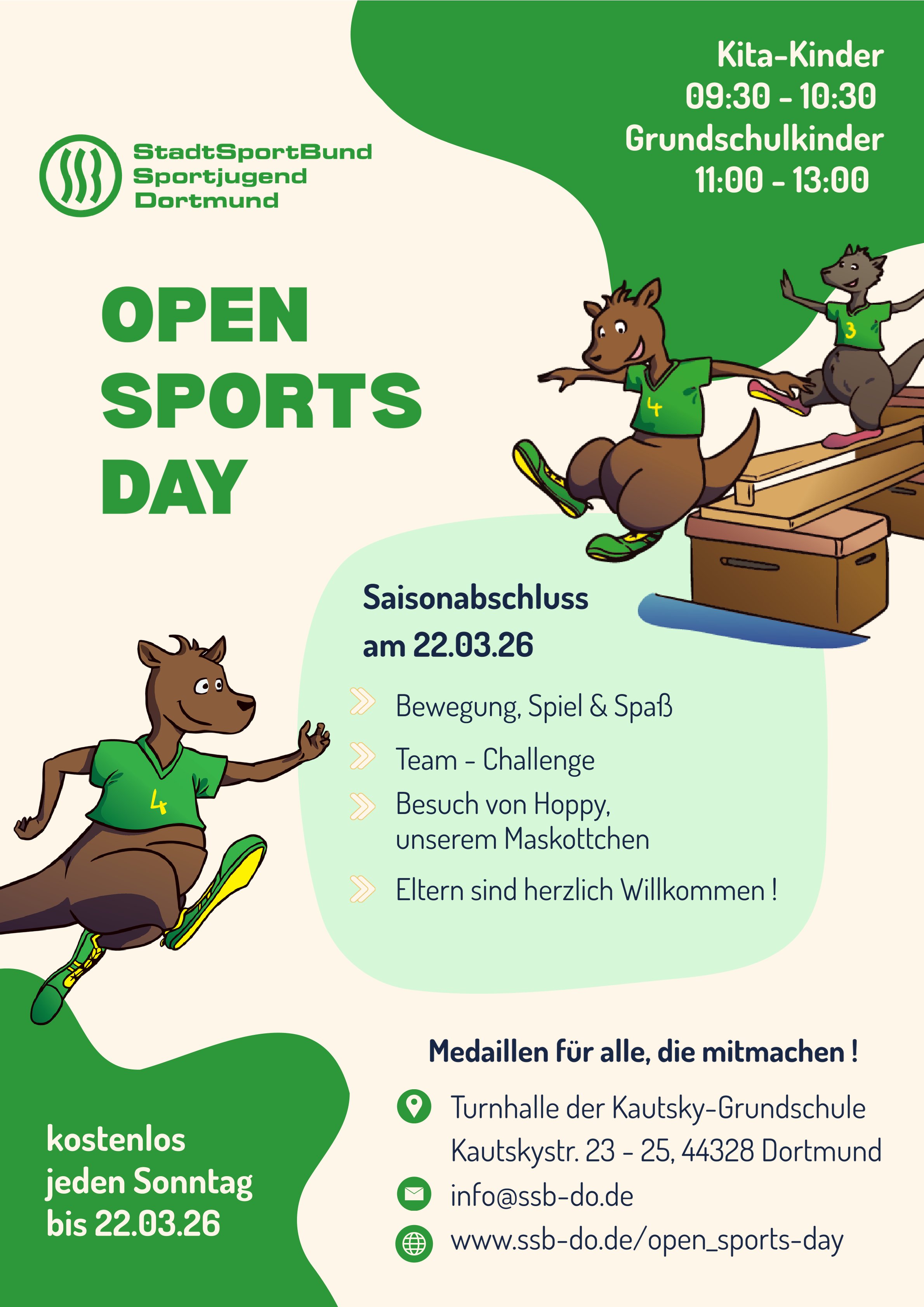 Open Sports Day in der Kautsky Turnhalle