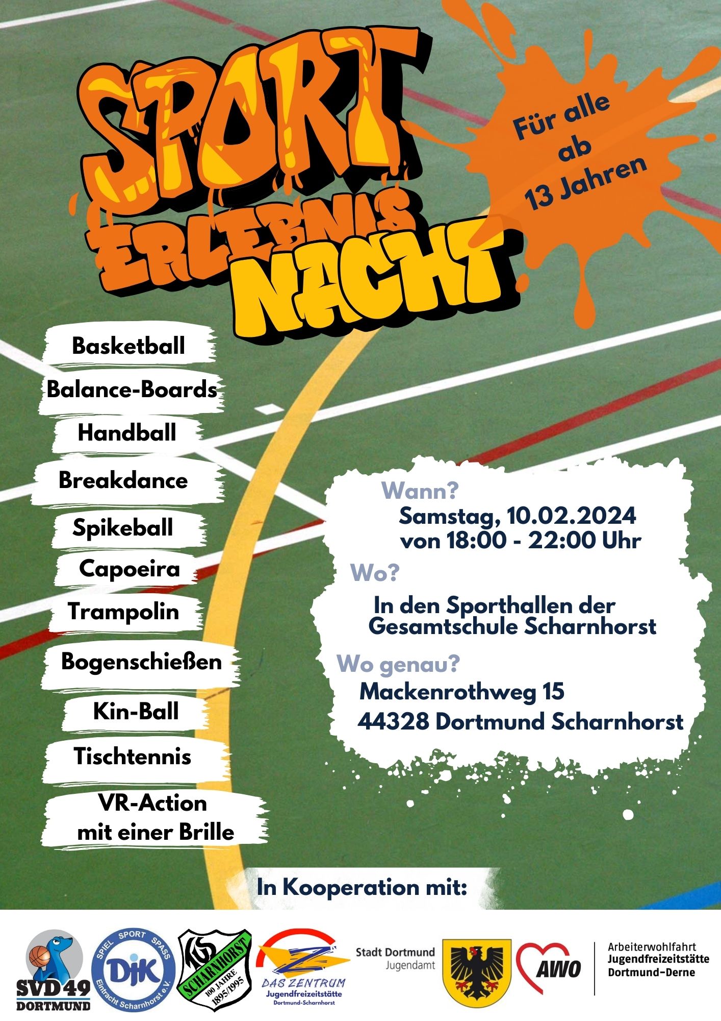 Jugenderlebnisnacht am 10.02.24